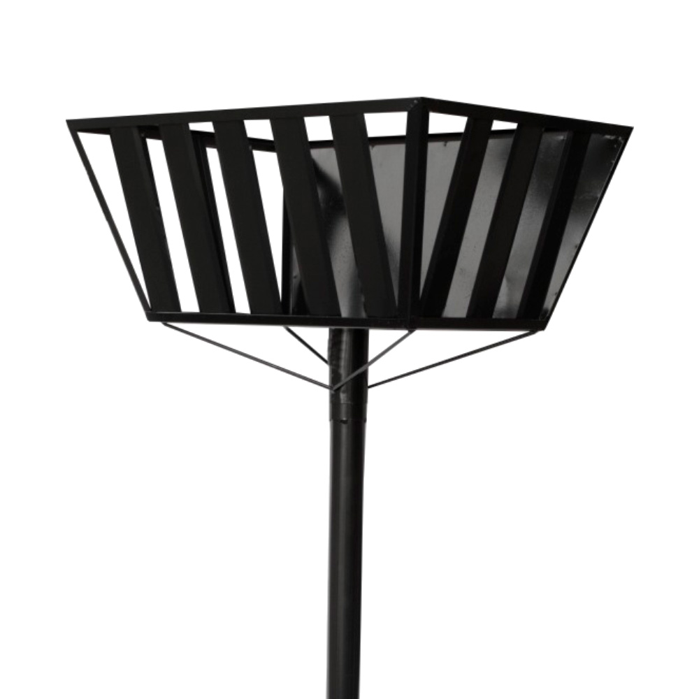 LIXEIRA IMPERIAL C/PEDESTAL 28CM DRAGAO