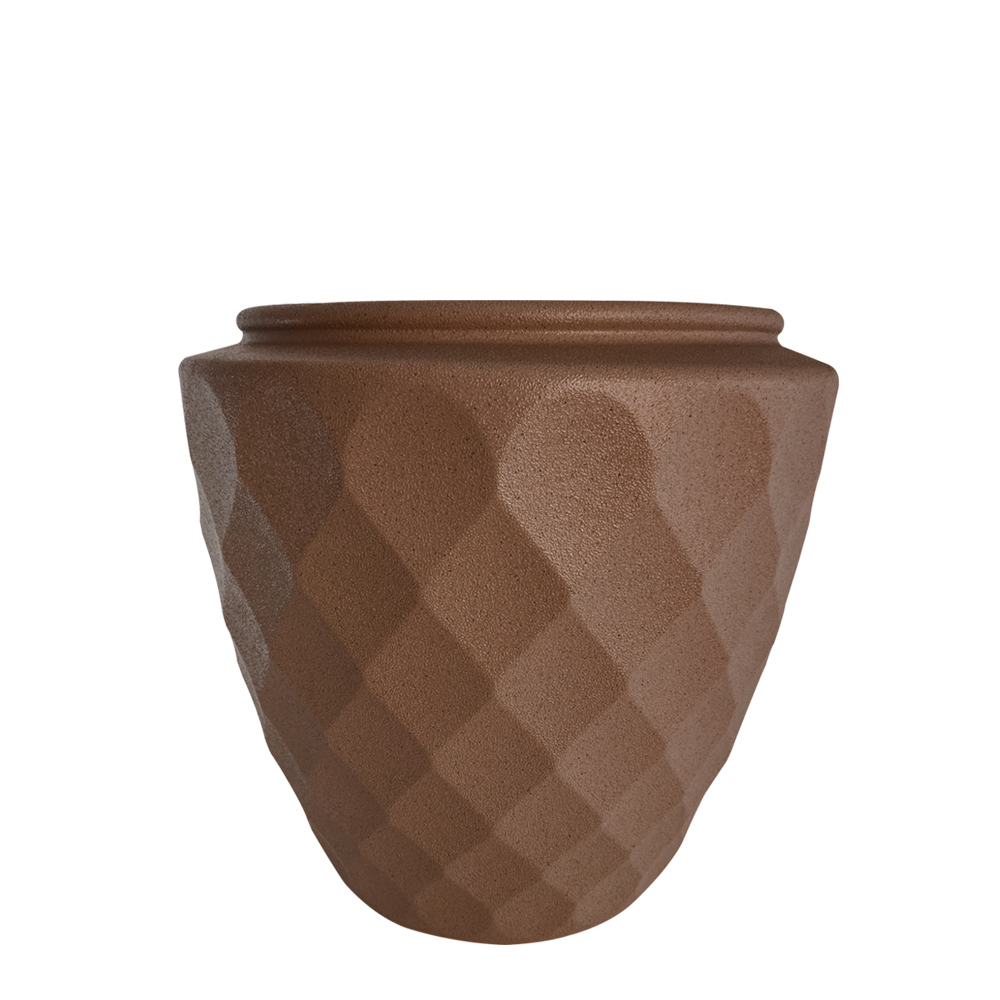 VASO 35L DIAMANTE TERRACOTA ANTARES