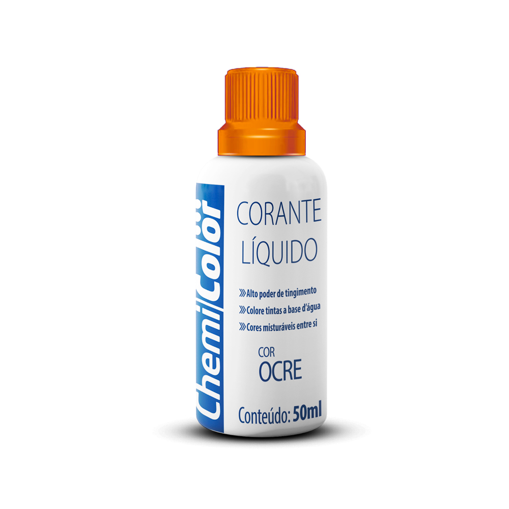CORANTE LIQ 50ML OCRE CHEMICOLOR