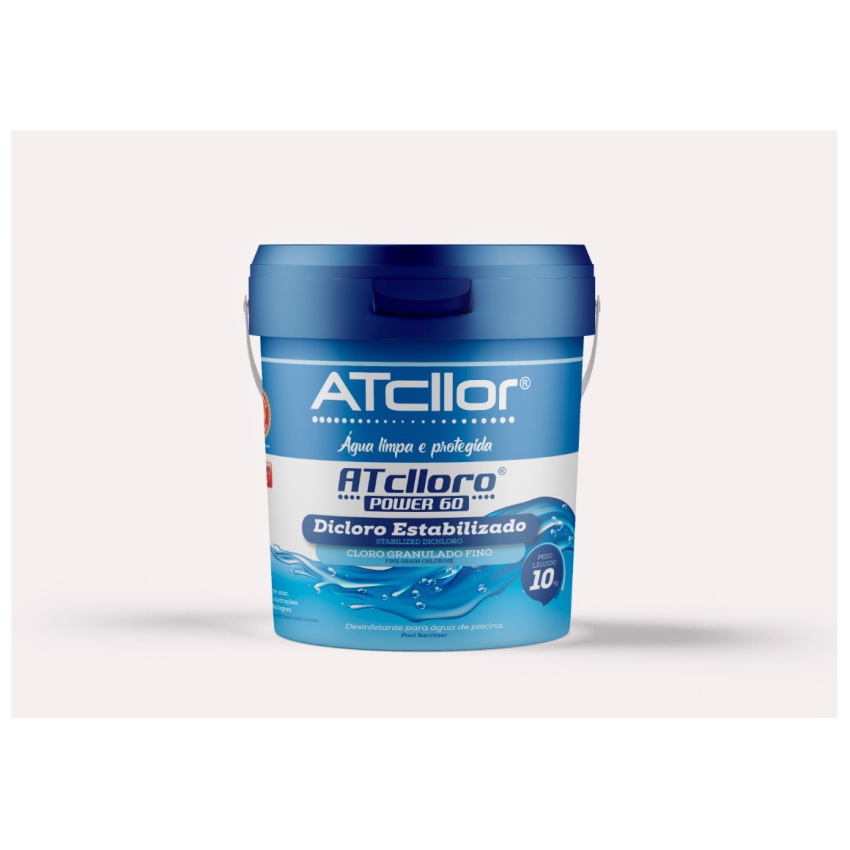 CLORO PISCINA CONCENTRADO 10KG POWER60 ATCLLOR #II