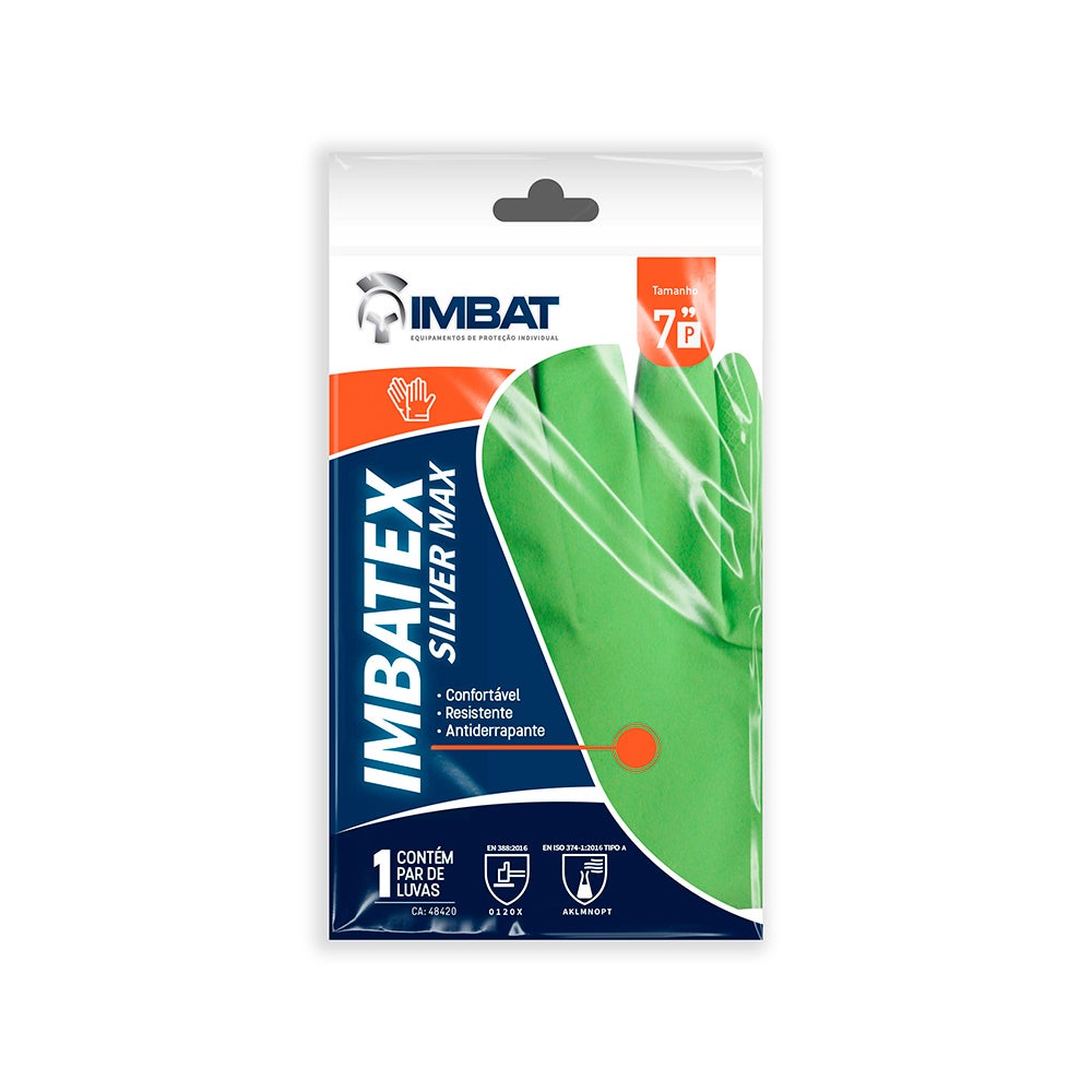 LUVA LATEX FOR SILVER VDE G IMBAT