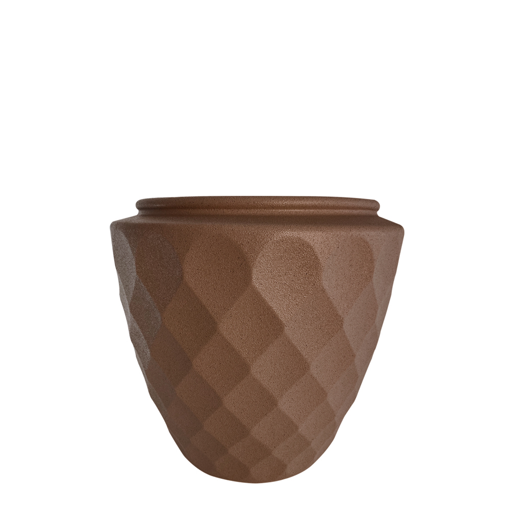 VASO 22L DIAMANTE TERRACOTA ANTARES
