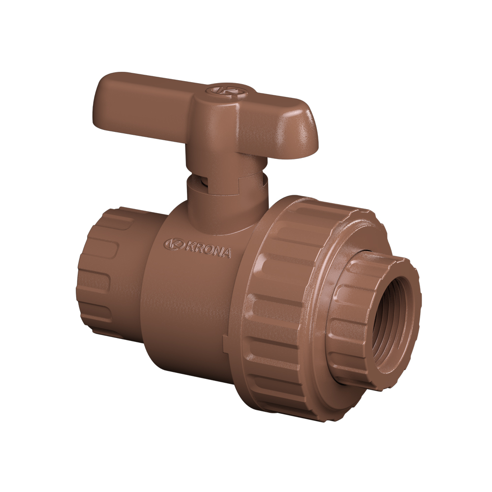 REGISTRO ESFERA ROSCA 50MM C/UNIAO KRN