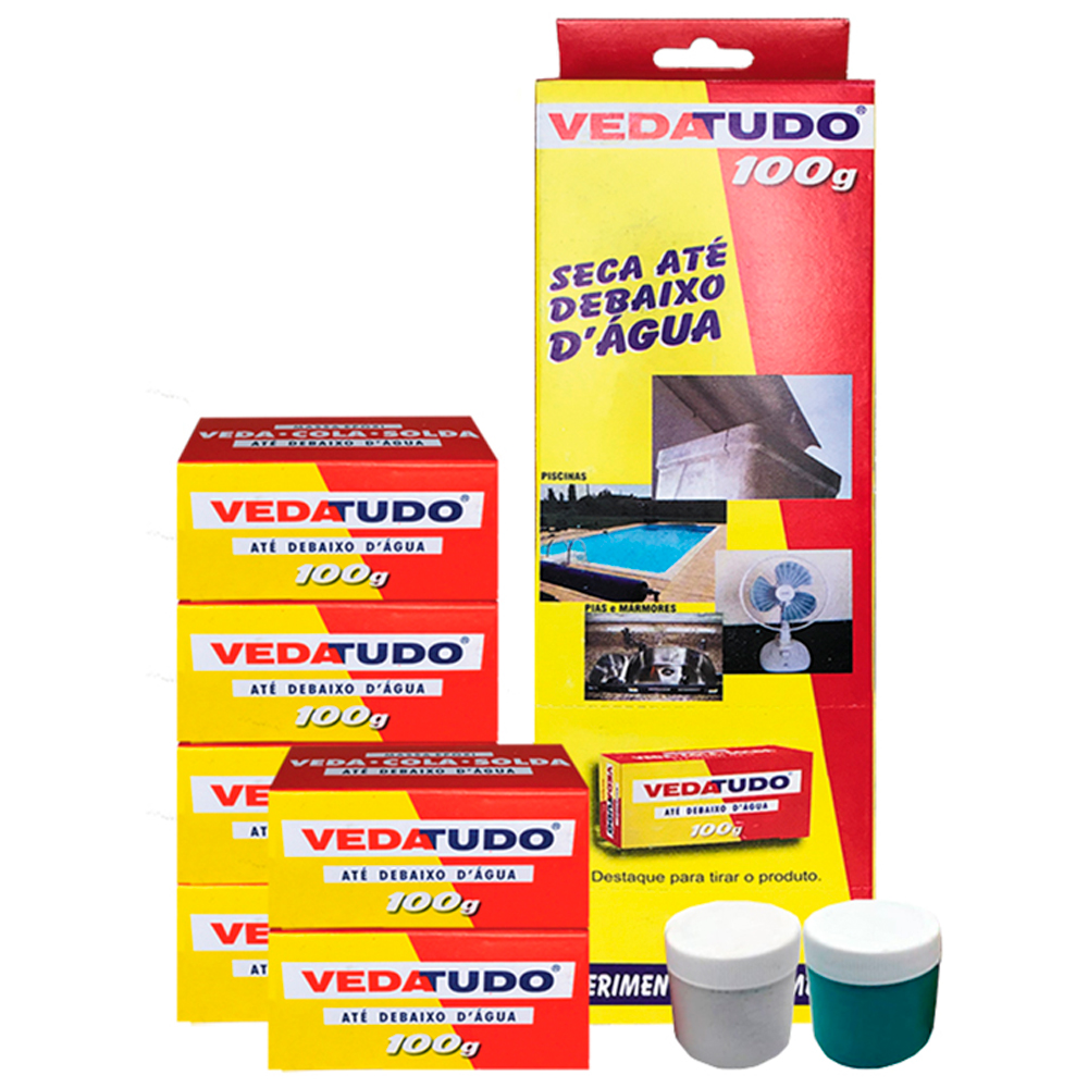 COLA EPOXI MASSA CZA 100G VEDATUDO