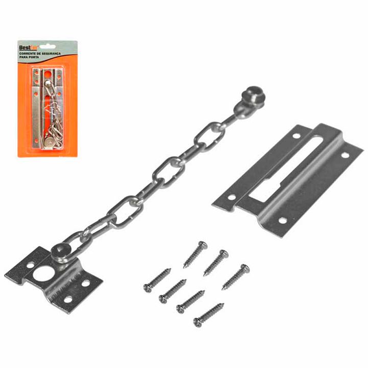 FECHO PORTA PEGA LADRAO NIQUELADO BESTFER