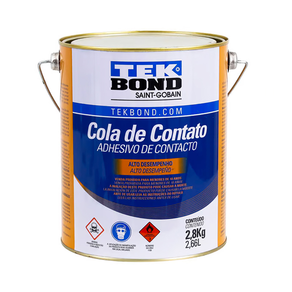 COLA CONTATO TRADICIONAL C/TOLUOL 02.8KG TEKBOND