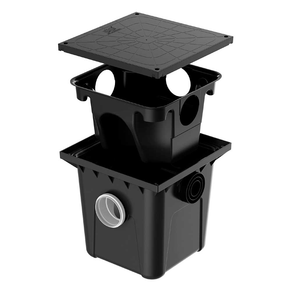 CAIXA GORDURA QUAD 410X410X403MM HERC