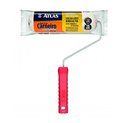 ROLO PINTURA LA MISTA C/CB 15CM AT228 ATLAS