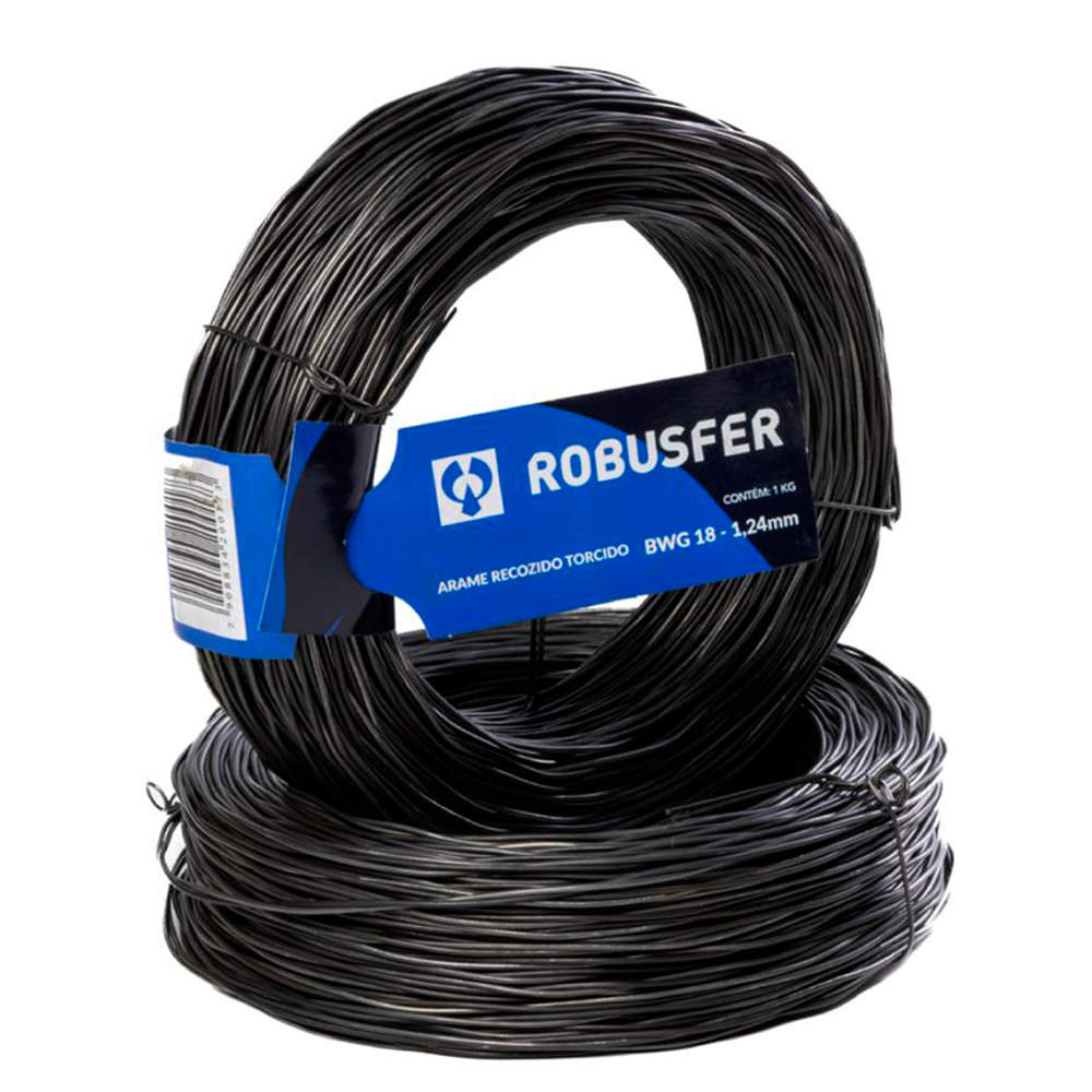 ARAME RECOZIDO TORC 18 01KG ROBUSFER