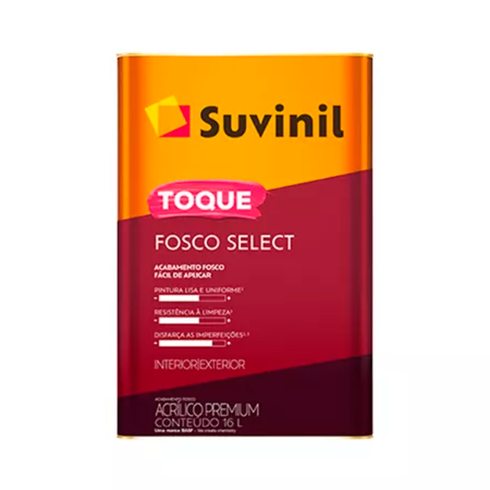 TINTA SUVINIL TOQ FOSCO SELECT 16L BASE B2 IP33