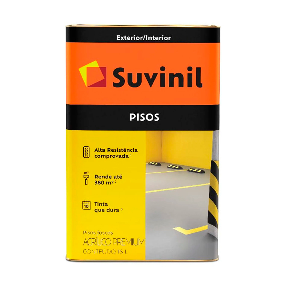 TINTA SUVINIL PISO E CIM FOSCO 18L CZA ESC
