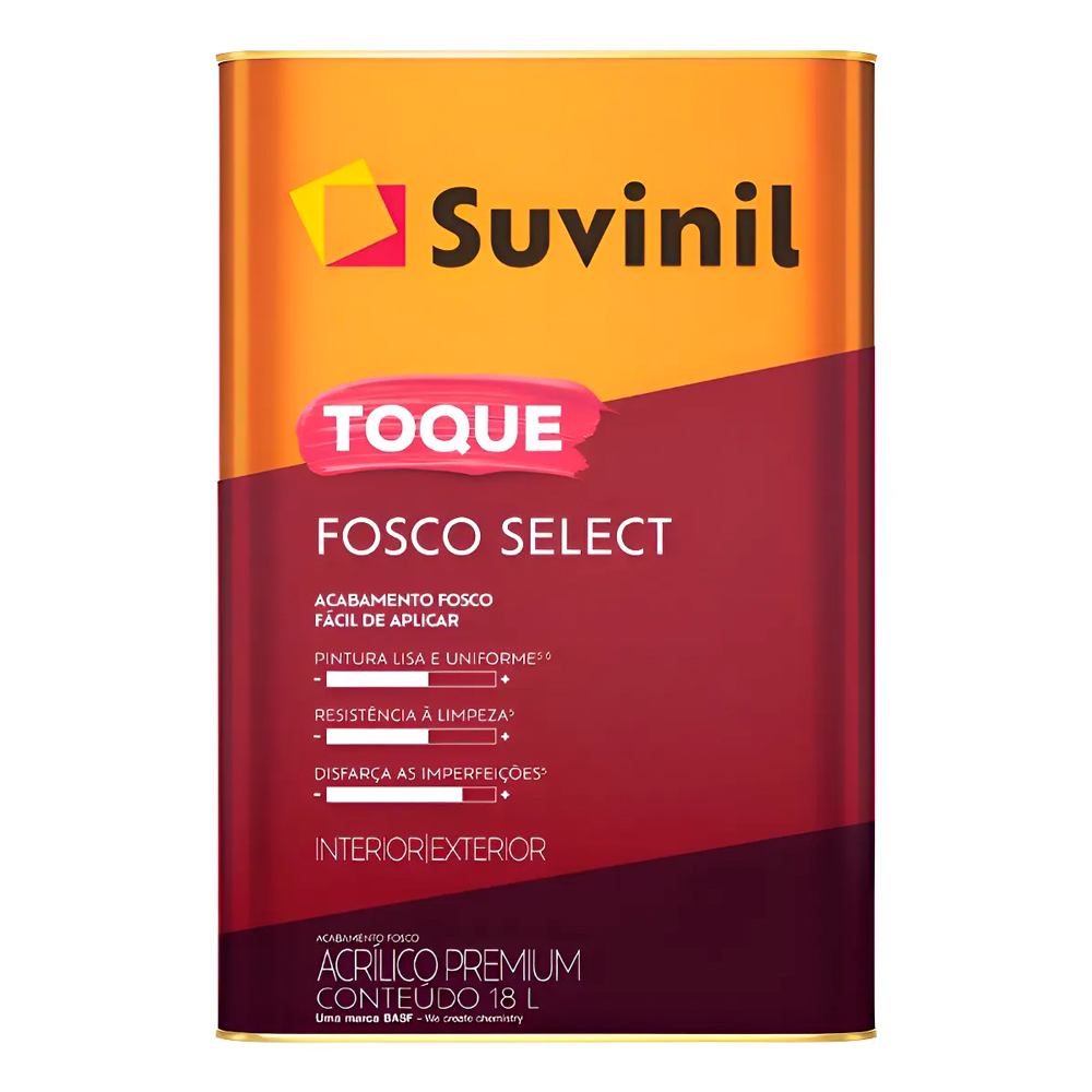 TINTA SUVINIL TOQ FOSCO SELECT 18L GRANITO NOBRE IP33